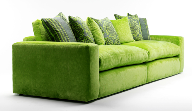 Comfortable Furniture Lime Green Sofas, Lime Green Leather Sofa Uk